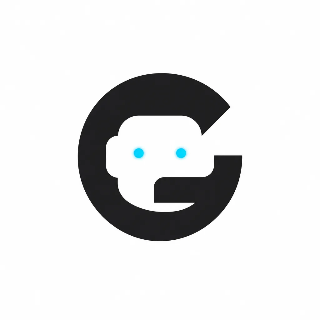 Logo on light